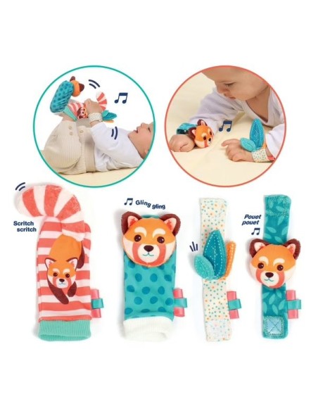 DJECO - LUDI CONJUNTO DE SONAJEROS PIES Y MANOS