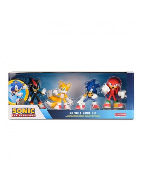 SET DE 4 FIGURAS SONIC THE HEDGEHOG