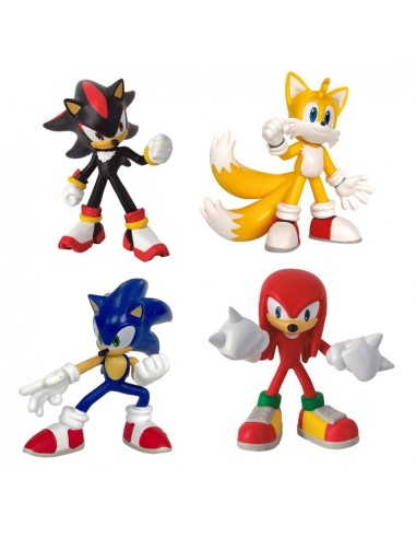 SET DE 4 FIGURAS SONIC THE HEDGEHOG