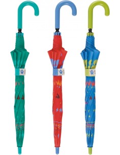 CLIMA - PARAGUAS KIDS LARGO MANUAL SUPER HEROE 48CM