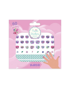 DJECO - ADHESIVOS PARA LAS UÑAS PETIT FLEUR