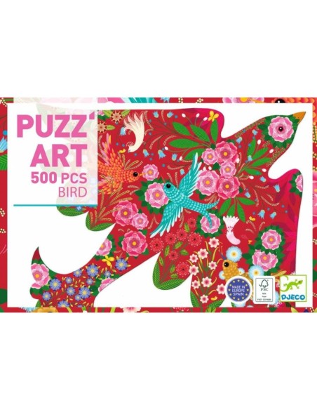 DJECO - PUZZLE ART PAJARO 500PZS