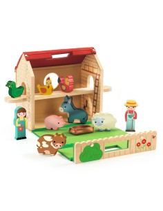 DJECO - GRANJA DE MADERA MULTICOLOR 2