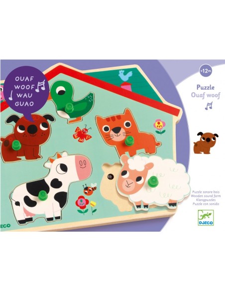 DJECO - ENCAJABLES ANIMALES MUSICAL