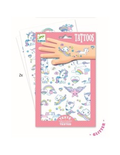 DJECO - TATUAJES UNICORNIOS 2 HOAS