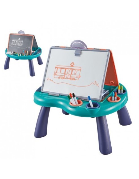 TACHAN - PIZARRA DE PLÁSTICO XL 2 EN 1