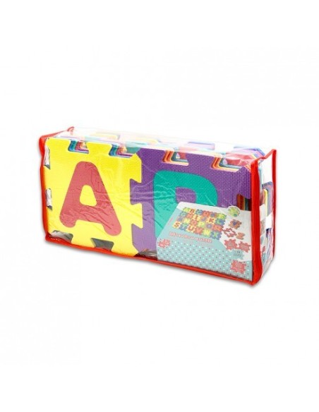 TACHAN - ALFOMBRA PUZZLE GOMA EVA 36 PIEZAS 30X30 CM.