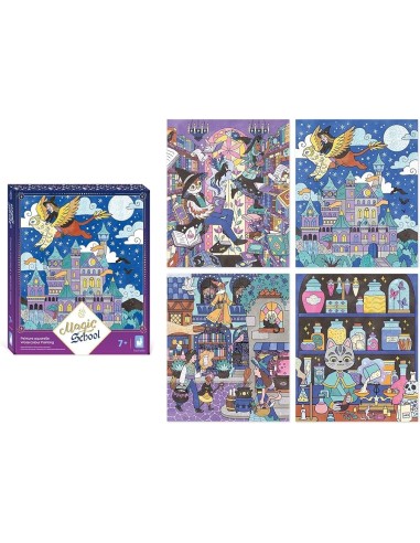 JANOD - MAGIC SCHOOL - PINTURA EN ACUARELA