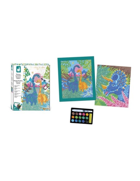 JANOD - PINTURA POR NUMEROS DINOSAURIOS