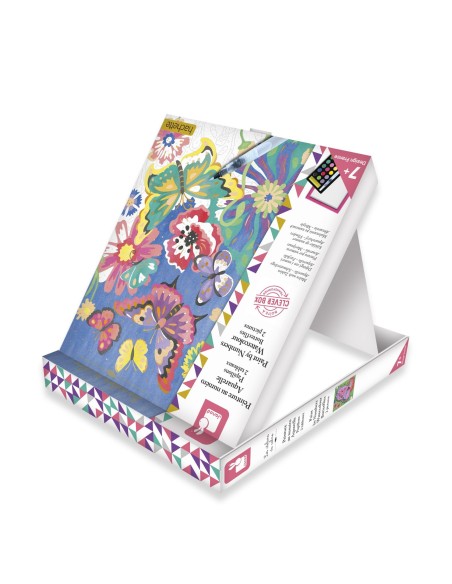 JANOD - PINTURA POR NUMEROS ACUARELA MARIPOSAS