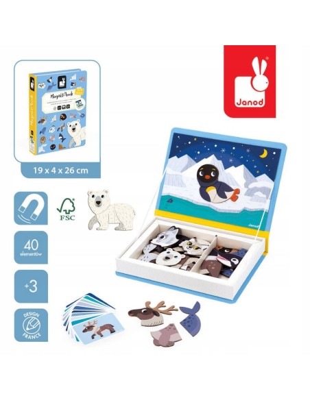 JANOD - ALBUM MAGNETICO ANIMALES POLARES