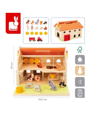 JANOD - GRANJA - MI PRIMERA GRANJA DE MADERA