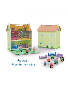 PEPPA PIG: CASA DE MADERA CON 4 PERSONAJES 2
