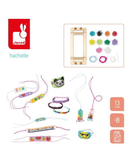 JANOD - 13 JOYAS POP DE CUENTAS Y UN TELAR PARA TEJER