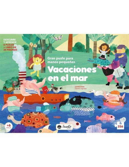 JUANITO BOOKS - GRAN PUZZLE PARA MANOS PEQUEÑAS, VACACIONES EN EL MAR