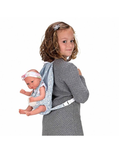 ARIAS - PORTABEBEAZUL (para muñecos de 40-45 cm.)