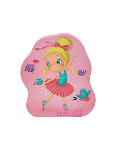 PUZZLE EVOLUTIVO BAILARINA 4 EN 1