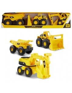 PACK 3 VEHÍCULOS 18CM CATERPILLAR