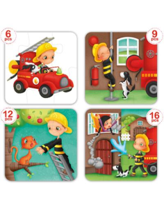 PUZZLE EVOLUTIVO BOMBEROS 4 EN 1 2