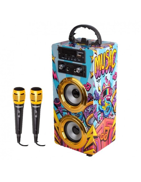 WORLD BRANDS - ALTAVOZ KARAOKE AZUL