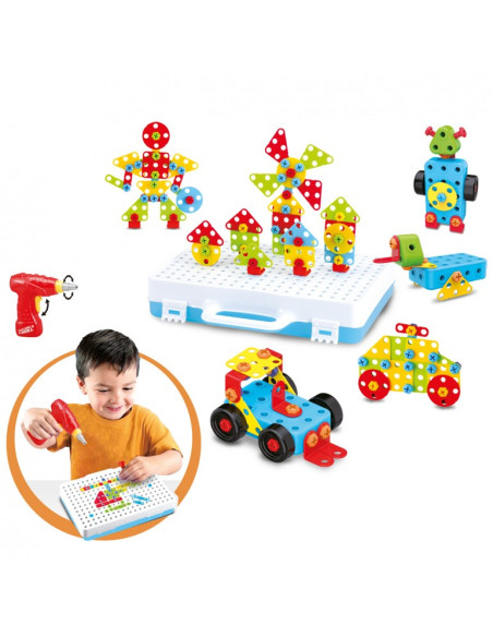 TACHAN - SET DE CONSTRUCCIONES CON DESTORNILLADOR