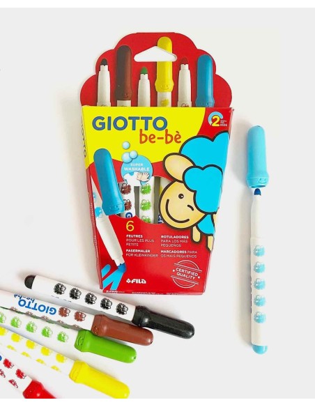 GIOTTO - ROTULADORES  LAVABLES 6 UND