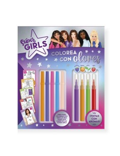 IMAGILAND - SUPER GIRLS COLOREA CON OLORES
