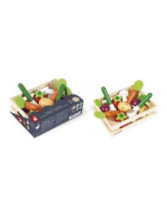 JANOD - CAJA DE 12 VERDURAS MADERA