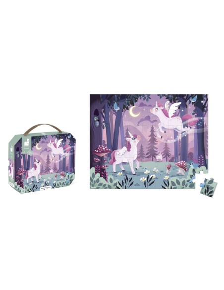 JANOD - PUZZLE DE UNICORNIOS - 54 PIEZAS