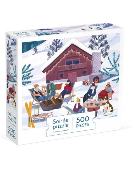 JANOD - PUZZLE INVIERNO EN LA MONTANA - 500 PIEZAS