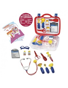 TACHAN - MALETIN DOCTOR DELUXE EDUCATIVO 12 PIEZAS + LIBRO