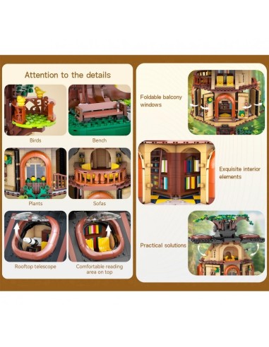 DEQUBE - CADA: LIBRERÍA DEL ARBOL 1808 PZAS