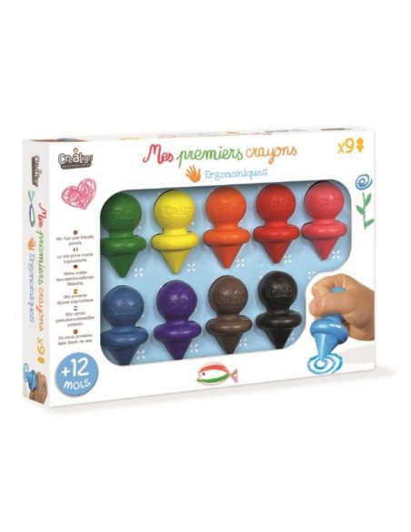 CREALING - MIS PRIMEROS 9 LAPICES DE CERA