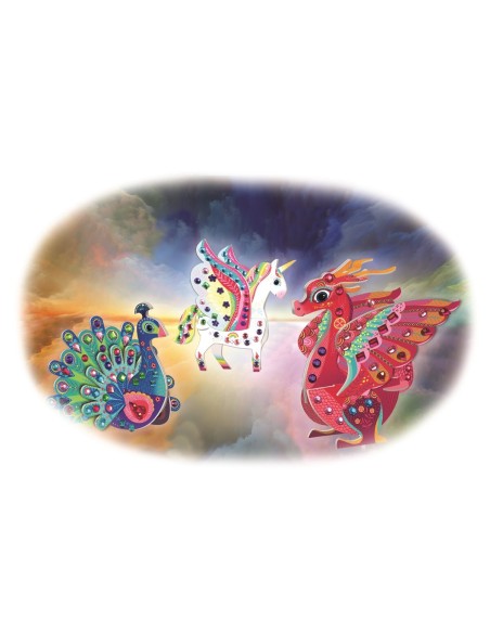 CREALING - ANIMALES DECO 3D DIAMANTES FANTASTICOS