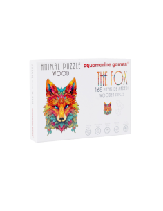 PUZZLE ANIMAL WOOD  FOX 168 PZS