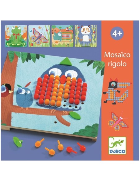 DJECO - JUEGO EDUCATIVO MOSAICO RIGOLO