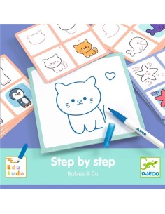 DJECO - EDULUDO DIBUJA PASO A PASO BEBES