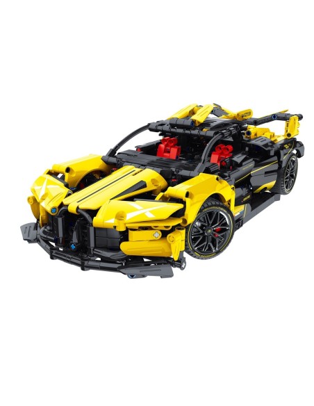 DJECO - M MASTER COCHE DEPORTIVO AMARILLO 1130 PZS