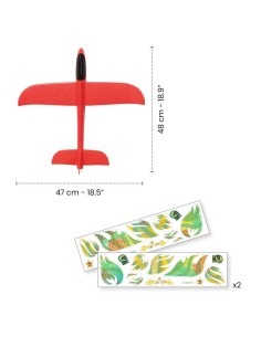DJECO - AVION PLANEADOR 47X48 CM 2
