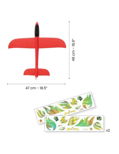 DJECO - AVION PLANEADOR 47X48 CM