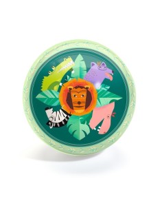 DJECO - PELOTA MEDIANA 22 CM ANIMALES