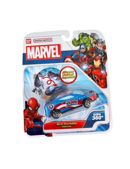 BANDAI - COCHE FLIP CARS CAPITAN AMERICA
