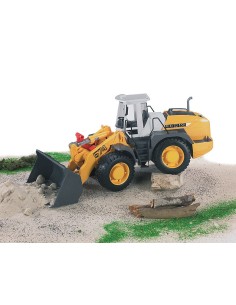 BRUDER - EXCAVADORA LIEBHERR CON PALA DELANTERA  52X18X22 Cm