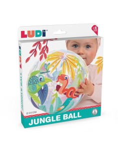 LUDI - PELOTA HINCHABLE JUNGLA 20CM