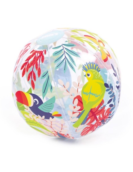 LUDI - PELOTA HINCHABLE JUNGLA 20CM