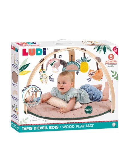 LUDI -  ALFOMBRA ARCO DE MADERA