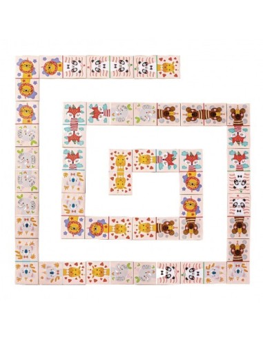 TACHAN - DOMINO EN CAJA DE MADERA 28PZS