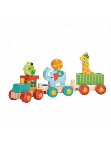 TACHAN - TREN DE ANIMALES MADERA