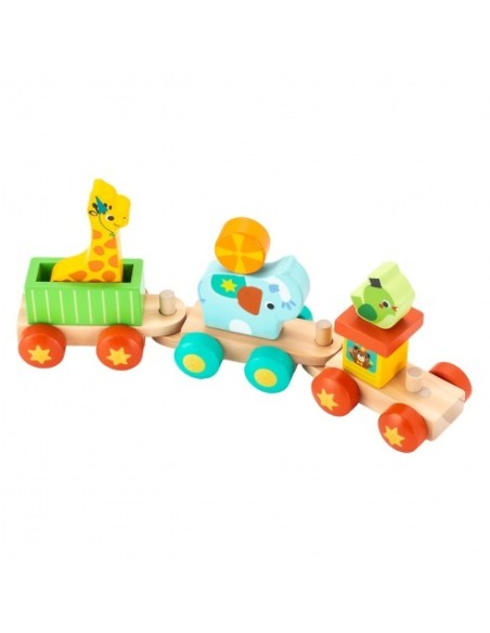 TACHAN - TREN DE ANIMALES MADERA