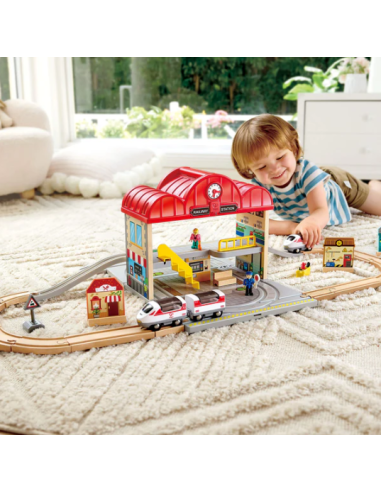 HAPE - SET DE ESTACION DE TREN PORTATIL